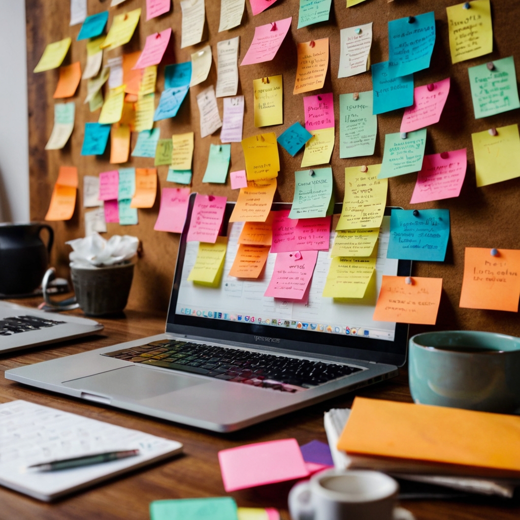 Leonardo_Kino_XL_A_colorful_board_filled_with_sticky_notes_eac_3